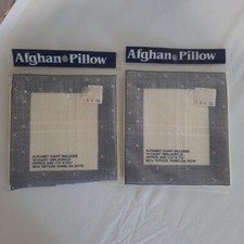Afghan Pillow Cross Stitch Fabric 18 Count 100% Acrylic 17.5 x 17.5 Inches picture