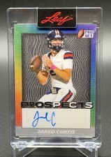 2024 Leaf Pro Set Metal Jared Curtis Prospects Lenticular RC Auto PR-JC2 picture