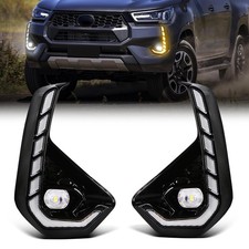 TYHX24 LED Fog Light DRL Kit Toyota Hilux 2024 2025 w/ Wiring Harness picture