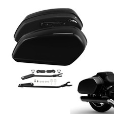 Vivid Black Hard Saddlebags Fit For Harley Low Rider S ST Street Bob 2025-2026 picture