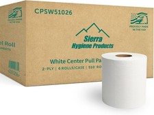 Sierra Hygiene 510’ Centerpull Paper Towels (7.5