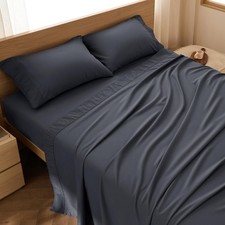 Bedsure King Size Sheets Set - 4 Pieces Soft King Sheets - Breathable  Cooling picture