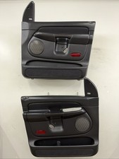 02-05 Dodge Ram 1500 Power Front Door Panels OEM From A Quad Cab Slate/Black picture