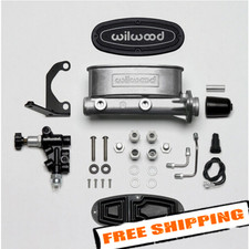 Wilwood 261-13270 Aluminum Tandem Chamber Master Cylinder w/ Bracket and Valve picture