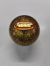 Vintage Original Peterbilt Gold Metalflake Glitter Shift Knob *NICE picture