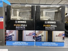 (Lot of 2) Brinks 23031-119 Push Pull Rotate Harper Satin Nickel Entry Lever picture