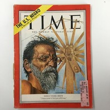 VTG Time Magazine May 11 1953 India's Vinoba Bhave & The U.S. Negro picture
