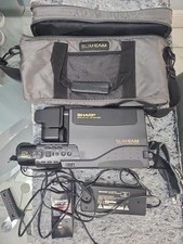 Vintage Sharp VL-L380U VHS Camcorder For Parts or Repair – Powers On – Accessori picture