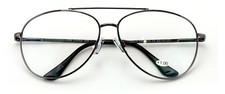 Aviator Progressive Clear Lens No Line Reading Glasses Tri-Focal Reader Spring picture