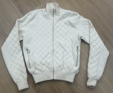 Fusalp Airelles Beige Almond Diamond Quilted Hybrid Sport Jacket Women's M picture