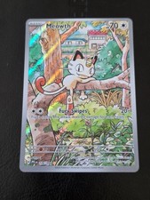 Pokemon TCG Phantasmal Flames Meowth 106/094 Illustration Rare IR NM picture