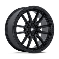 22x10 Fuel Wheels D679 Rebel Matte Black Rims 6x139.7 ET-13 (1pc) picture