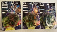 VINTAGE 1992 KENNER ALIENS ACTION FIGURES SET OF 3, BULL, SCORPION & GORILLA. picture