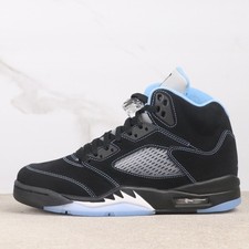 NK AJ5 Retro BLACK UNIVERSITY BLUE CAROLINA UNC 2026 DD0587-008 NEW picture