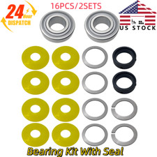 2SETS Bearing Kit With Seal For Stone&Mortar&Plaster Mixers hm1250 655 755 855pm picture