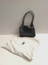 LAND Vintage Black Purse Shoulder Bag EUC w/Dust Bag picture