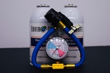 Enviro-Safe Stopleak for R1234YF, 2 cans and Economy Gauge, Stop Leaks Now picture