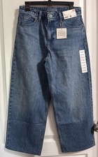 UNIQLO x JW Anderson Women Baggy Jeans Blue Size 27