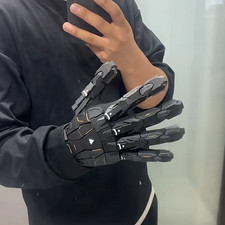 Joint Movable Gloves Hand Armor 3D Printing Wearable Halloween Cosplay Prop Gift picture