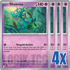 4x Dhelmise 039/084 x4 - Pitch Black - Pokemon TCG - Playset picture
