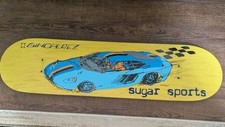 Sugar Sports Gino Perez Skateboard Deck 7.75 Vintage Nos Mark Gonzales Rare picture