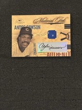 2004 Donruss Timeless Treasures Material Ink /100 Jersey Andre Dawson Auto HOF picture