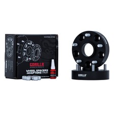Gorilla Automotive Black Wheel Spacer 5X5 / 1.50 In (Pair) picture
