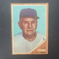1962 Topps #29 Casey Stengel New York Mets Manager picture
