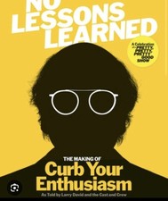 SIGNED BOOK “No Lessons Learned” - Making of Curb your Enthusiasm by Larry David picture