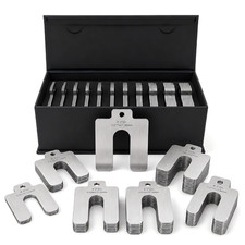 304 Stainless Steel Shim Kit, 100-Piece 2 X 2 Inch Slotted Shims picture