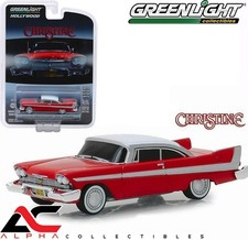 GREENLIGHT 44840B 1:64 1958 PLYMOUTH FURY RED (EVIL VERSION) 