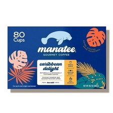Manatee Gourmet Coffee Caribbean Delight Blend 80 to 240 K cups Pick Any Size picture