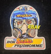 Don The Snake Prudhomme 2.75 X  3 Inch Decal Sticker Nhra Drag Racing Retro  picture