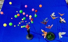 Kinetic Atomic Wire Ball Neon Sculpture Abstract Art Vintage MCM Laurids Lonborg picture