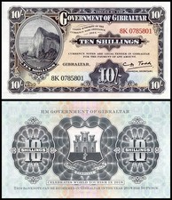 Gibraltar 10 Shillings, 2018, P-41, UNC, Commemorative picture