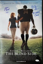 The Blind Side Cast Autographed Movie Mini Poster JSA COA MICHAEL OHER picture