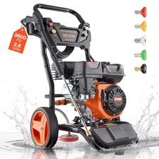 VEVOR Gas Pressure Washer 3600 PSI 2.6 GPM Copper Pump 5 Nozzles for Cars picture