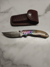 Custom Made Knife  . Used .bone Handle.  picture