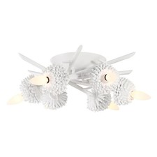 Minka Lavery North Fork by Robin Baron 6 Light Wide Flush Mount - 5904-655 picture
