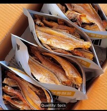 5 Packs Yellow Fish Crispy Whole Fish Snacks Ready To Eat Asian Sea Food Treat  picture
