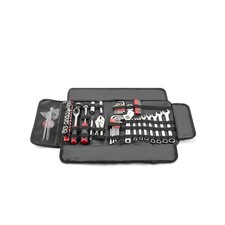 Mofun 64-Piece Motorcycle Tool Kit With Roll Pouch Compatible with Harley Mot... picture