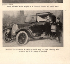 1917 60 hp Issota Fraschini owned by Movie Star Maurice and Florence Walton picture