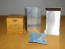 VINTAGE BUD RADIO CU-3003-A COMBO SNAP OR SCREW TYPE ALUMINUM MINIBOX  NOS picture