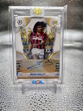 2024-25 Topps Reverence UEFA Crowned Legend Auto Ruud Gullit Blue /75 🔥 picture