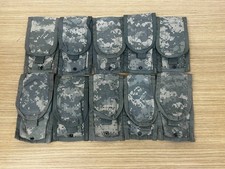 (10 Pack) ACU USGI Issue Molle II Double Magazine Pouch Double/Single 2 Mag Camo picture