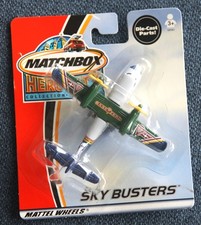 2002 Matchbox Sky Busters Rescue Base Zero Special Forces Jump Plane picture