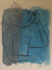 Ben Shahn : In Rooms Withdrawn and Quiet : Expressionist Modern Art Print 17x22