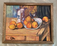 1900 Still Life with Milk Jug and Fruit Paul Cezanne Oil on Canvas Reproduction picture