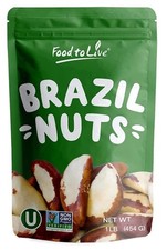 Dry Roasted Brazil Nuts with Himalayan Salt 1 Pound Oven Roast picture
