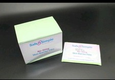 Box of 25 Safe n Simple SNS00807 NO-STING Ostomy Skin Barrier Film Wipes picture